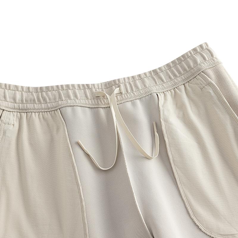 Anta Comfortable Universal Solid Color Casual Simple Versatile Knitted Sports Pants Women Bottoms 162537322N-3