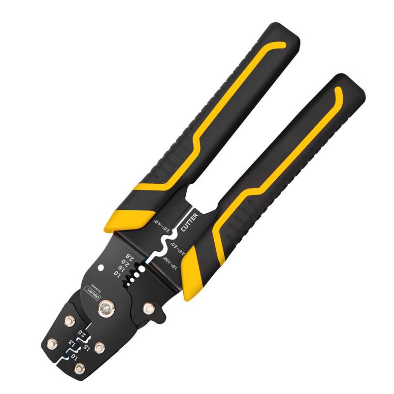 Deli 7.5-inch Multi-function Wire Stripper & Crimper (2-Pack)