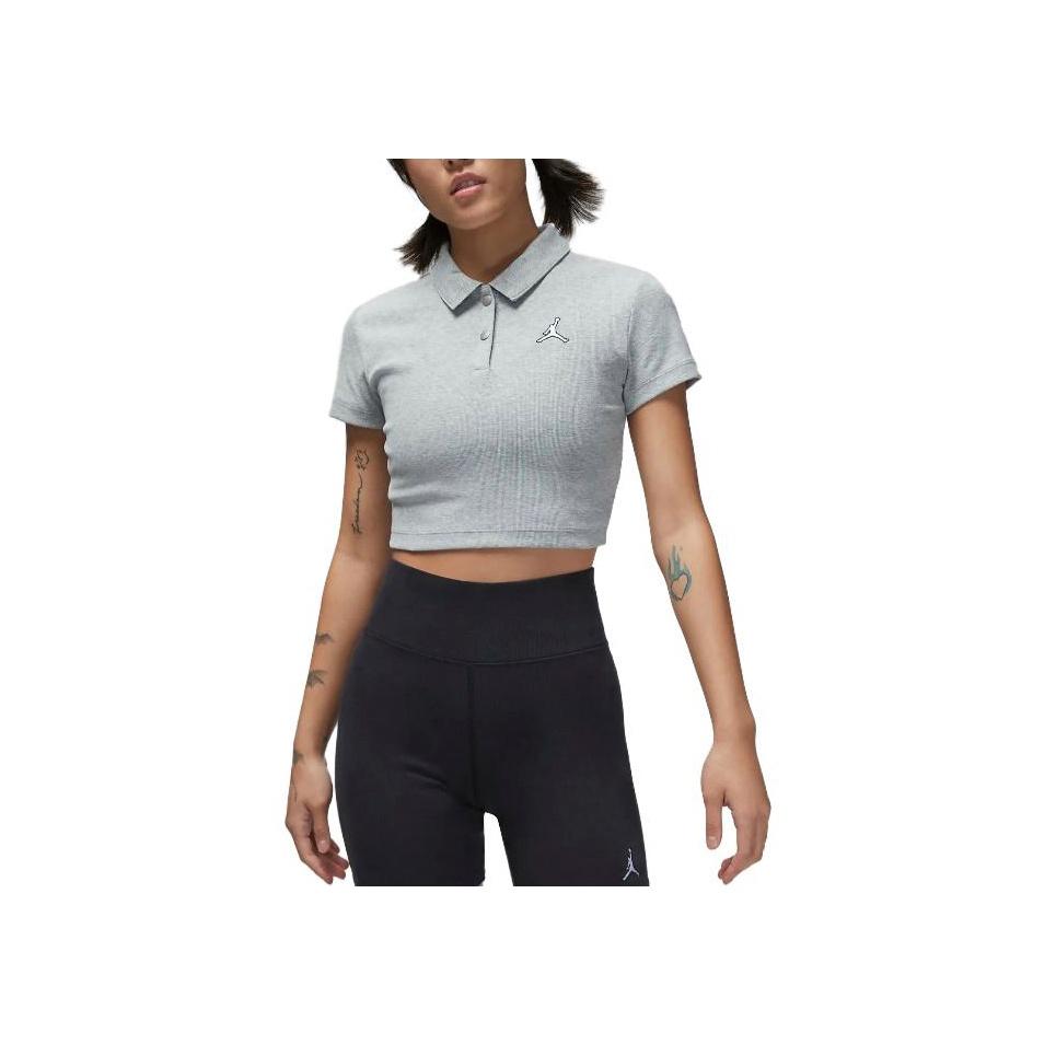 New Jordan Crop Tops Women's Light Gray DZ3333-063
