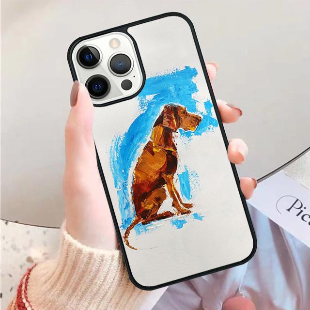 Hungarian Vizsla Dog Phone Case for iPhone 17 Air 16 15 14 12 13 PLUS 11 PRO MAX Back Fundas coque Cover Shell