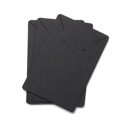 100 Pcs Earring Cards 6x9cm Blank Kraft Paper Tag with 100 OPP Bags for Displaying Necklaces