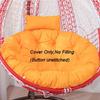 Chair Swing Rattan Cushion Hanging Egg Chair Soft Mat Pad Cover Patio Inoutdoor