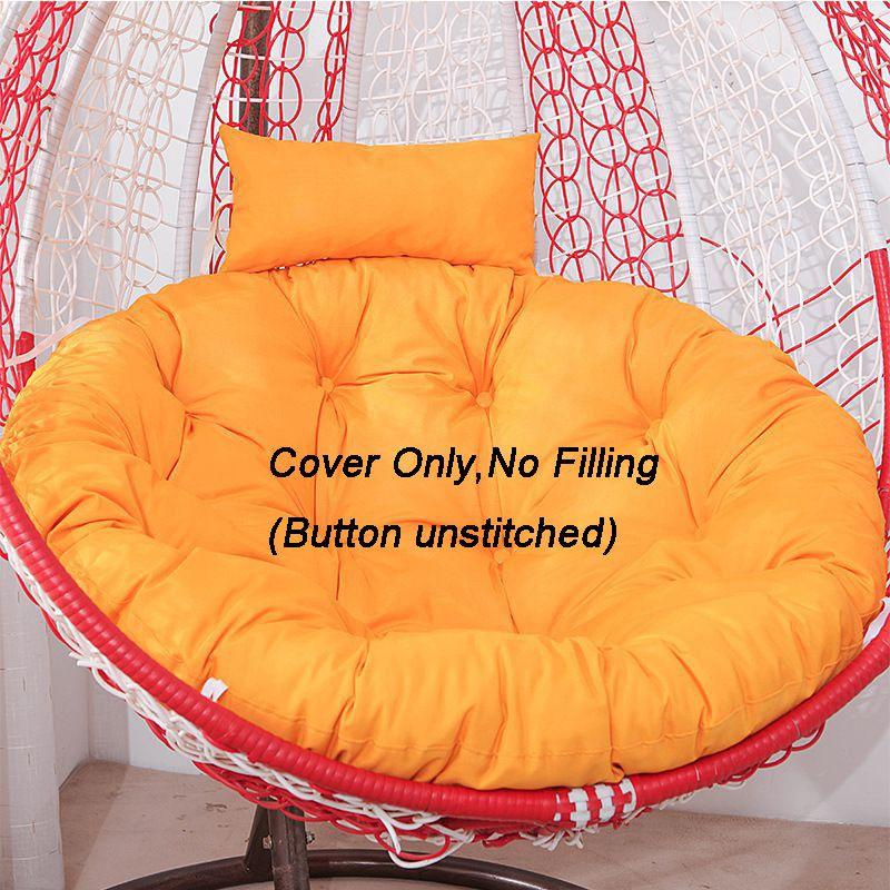 Rattan Swing Chair Cushion Hanging Egg Chair Soft Mat Pad Cover Inoutdoor Patio