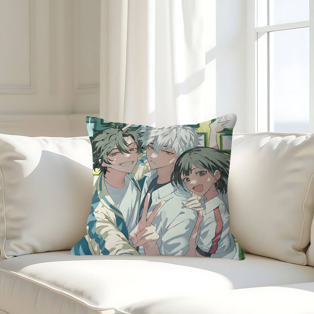 L-Link Anime ClickS Pillow Case Removable Washable Cushion Cover – All-Season Soft Linen