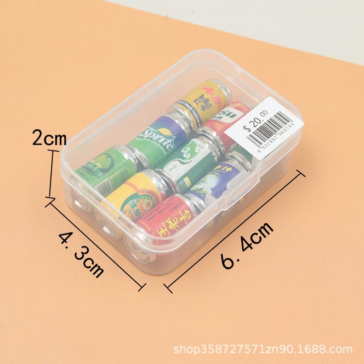 Cute Simulation Food Play Miniature Mini Food Model Small Ornament Doll House Drink Food Set Accessories Resin
