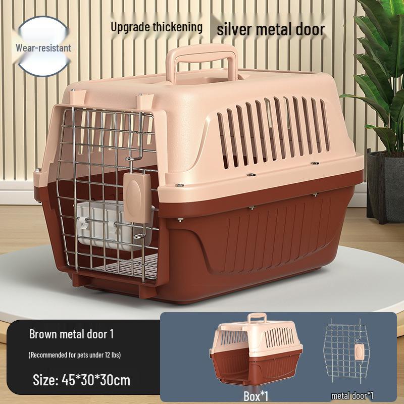 Portable Pet Airline Carrier: Space Capsule Cat Bag & Dog Cage for Small/Medium Pets