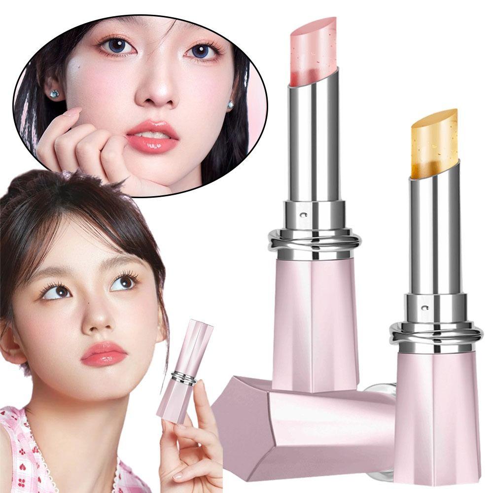 Gifts Color-Changing Glass Lipstick Long-lasting Moisturizing Solid Lip Balm Lip Care Cosmetics