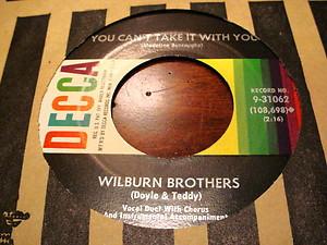

7inch Record WILBURN BROTHERS - Sentenced To Die 931062 Decca 1960 US Folk Used