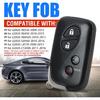 Smart Key Fob Transmitter Keyless Entry Remote Replacement for Lexus RX350/RX450/GX460/LX570/CT200h 2009-2015 271451-5290GNE Board FCC:HYQ14ACX