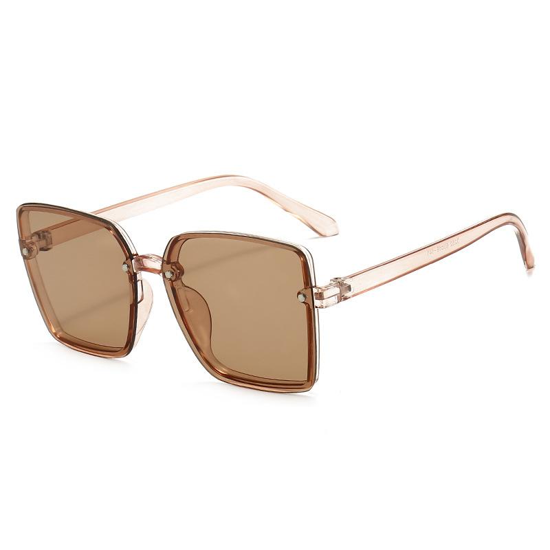 Sunglasses Women S Sunglasses Rimless Trimmed Glasses Jelly Ins Same Style