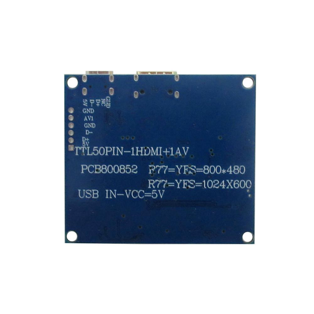 7 Inch 1024*600 IPS LCD Screen Display Driver Control Board For DIY Lattepanda,banana/Raspberry Pi PC Monitor Mini HDMI-Compatible