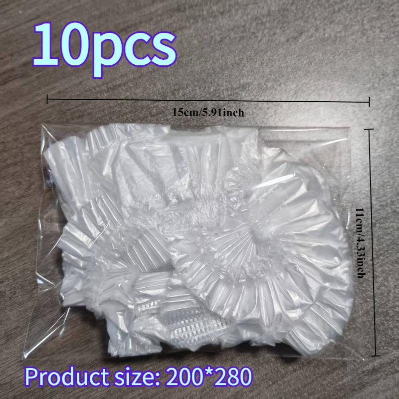 

10pcs Durable Transparent PVC Bicycle Cover–Waterproof & Easy Install for Road Bikes,Motorcycles,Outdoor Storage, Home & Camping