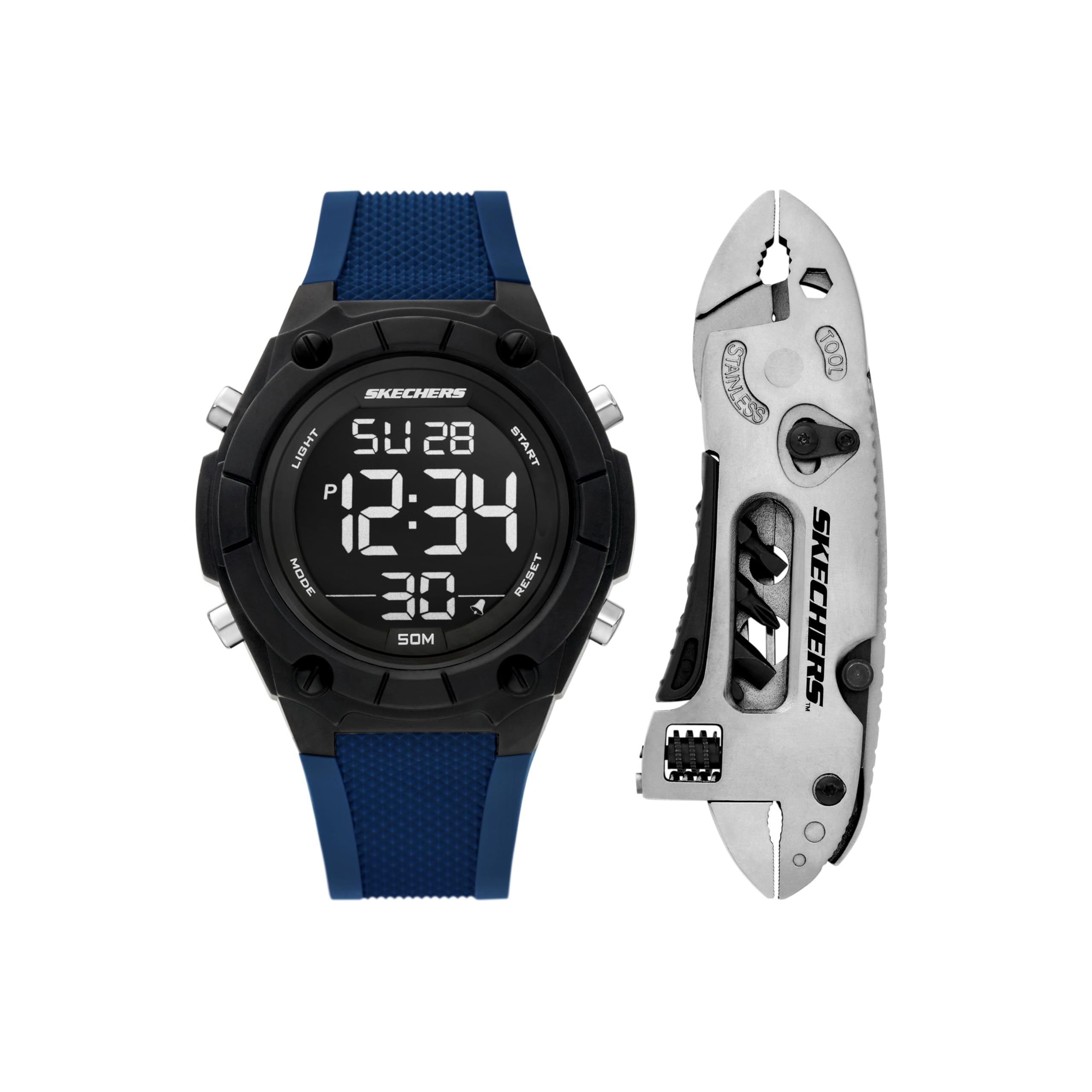 

Skechers SETS SR8508 Blue Men s Watch, синий