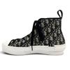 Great DIOR High cut sneakers Navy canvas mens 42.5 3SH126ZSA Used