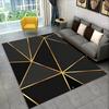 3D Geometric Illusion Area Rug Abstract Modern Carpet for Living Room Bedroom Kids Play Room Non-Slip Floor Mat