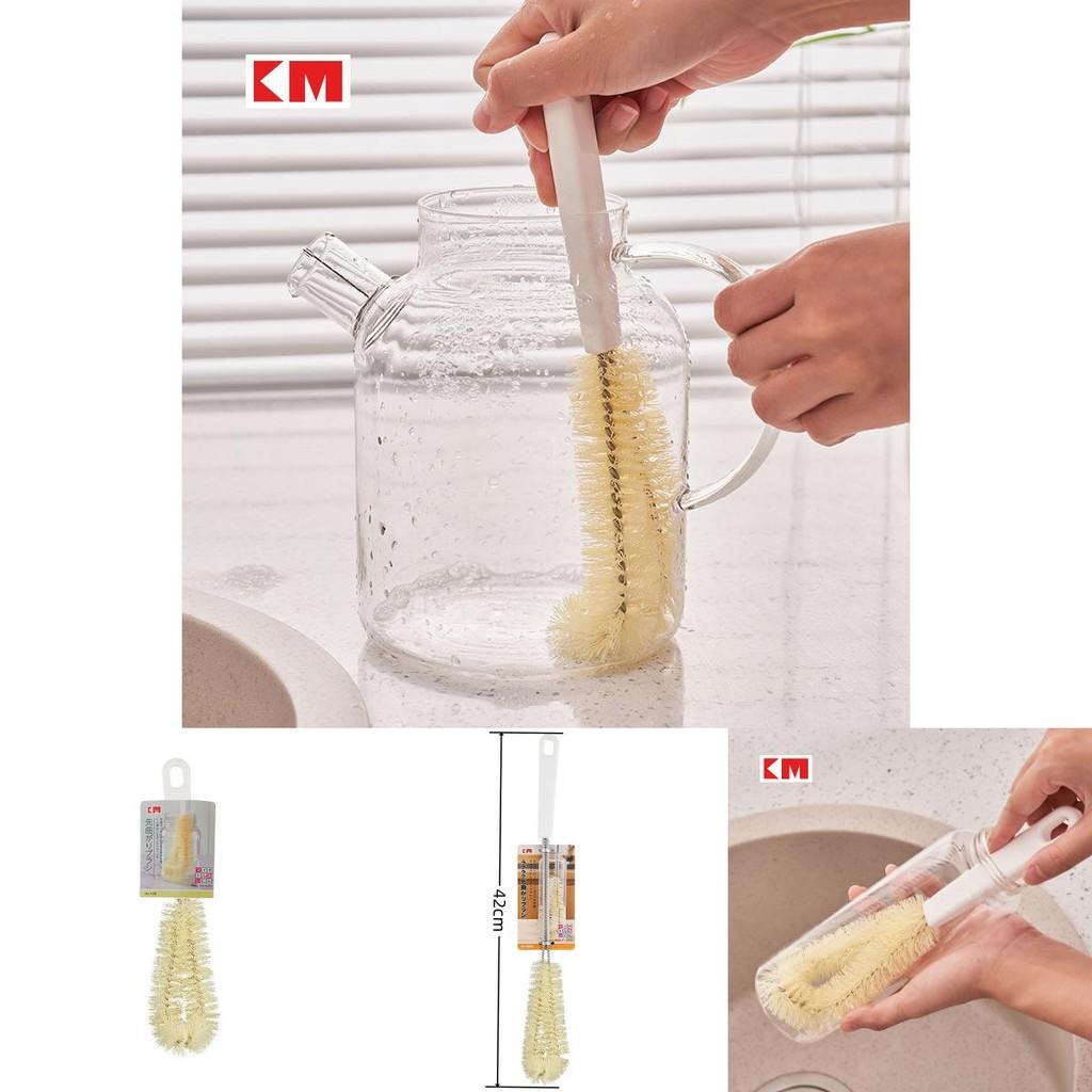 Japanese Cup Inspired Brush With Plastic Handle For Kitchen And Cleaning Home