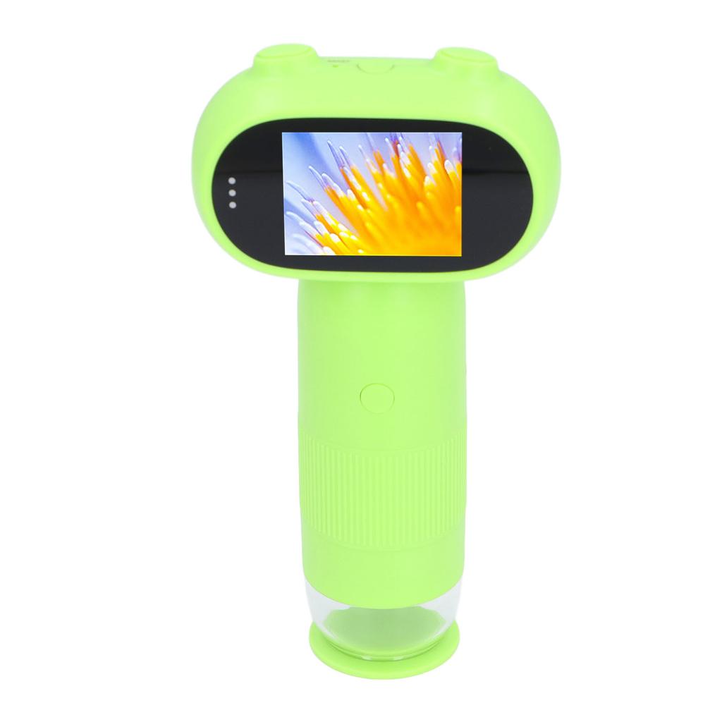 Handheld Microscope 2in Screen USB Electronic Magnifying Glass with 8 LEDS for Coin Observation Welding Watch Repair