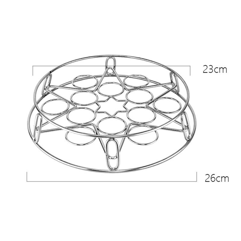 Verdickter doppelter Topfhalter aus Edelstahl Bratpfannenhalter Verbrühschutzregal Isolationsmatte Küchenhaushalt Lagerung