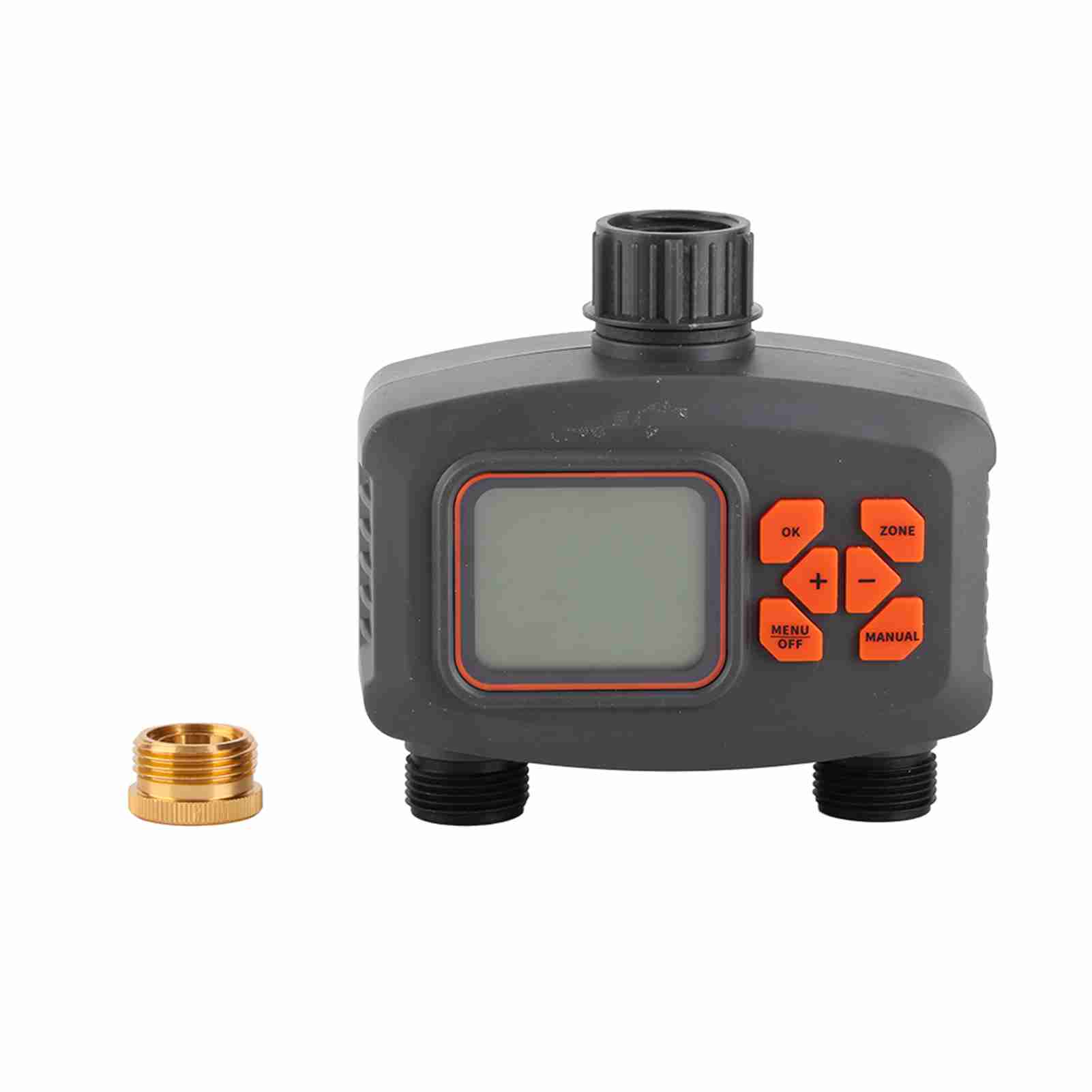 

Watering Timer Large Screen Dual Outlet Dual Control Smart Garden Sprinkler Timer for Outdoor