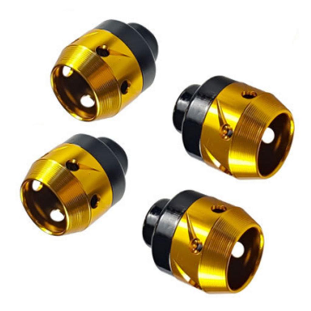 Motorcycle Front Fork Frame Slider CNC Aluminum Alloy Front Fork Frame Sliders Wheel Crash Protector Golden