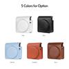 Tragbare Sofortbildkamera-Tasche, Tragetasche, PU-Leder mit Schultergurt, kompatibel mit Fujifilm Fuji
