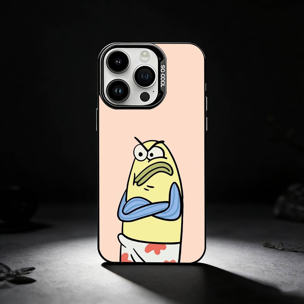 

Funny Fish Residents Phone Case For iPhone 17,16,15,14,13,12,11 Plus,Pro Max,XS,Colored silver phone case iPhone15plus