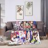 Uma Musume Pretty Derby Anime Blankets Super Warm Funny Plush Throw Blanket For Living Room Flannel Bedspread Bed Cover