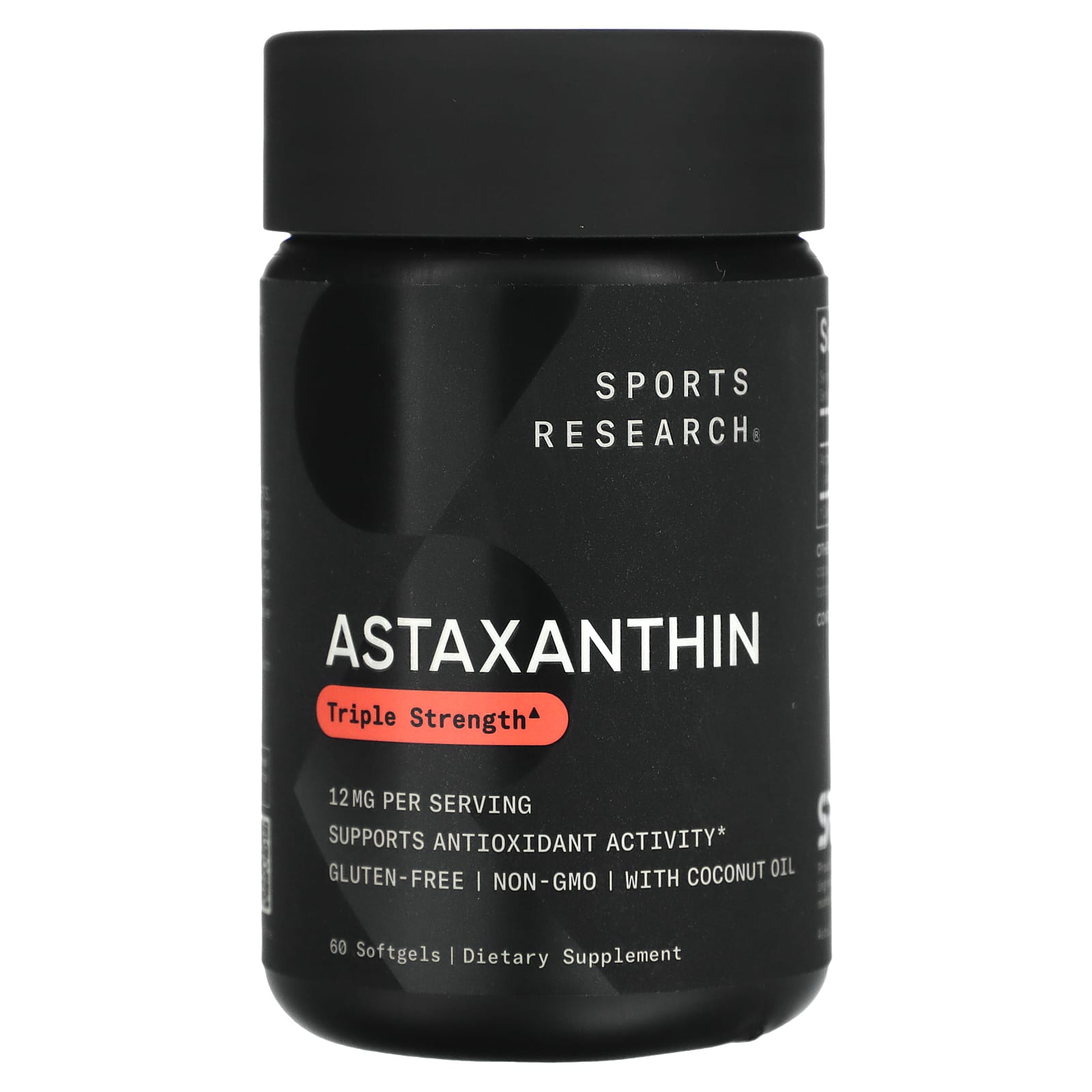 

Astaxanthin, Triple Strength, 12Mg, 60 Softgels