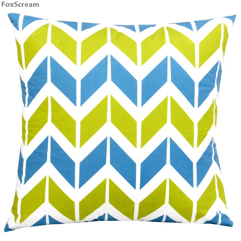 Nordic Style Decorative Pillows Cushion Yellow Gray Geometric Cases Cover Home Decor Black White