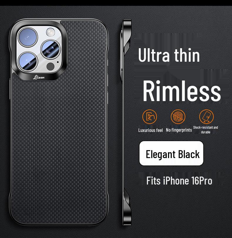 Kevlar Aramid Fiber Magnetic Case for Apple 17 Pro Max - Borderless Design