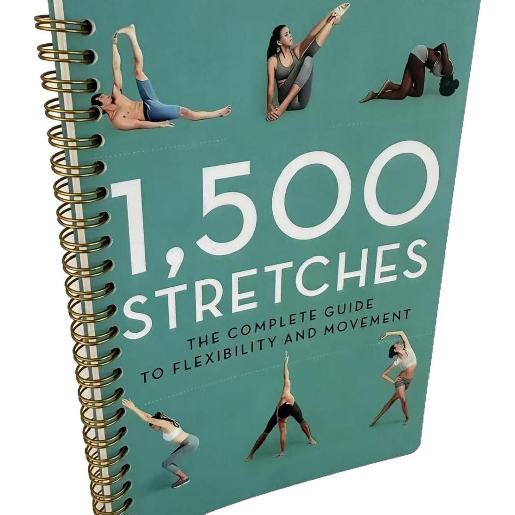 Kua Jing Bi Yoga Stretching Notebook - Spiral Coil with 1500 Stretching Exercises