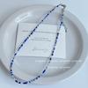 Einfacher Perlen-Choker Damen Koreanische Mode Anhänger Bunt Handgemacht Boho Halskette Kette Halskette Damen Schmuck Geschenk