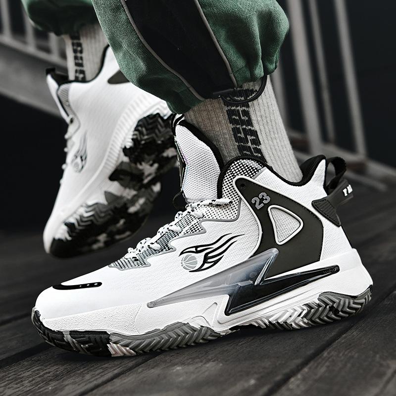 New basketball shoes summer lightweight casual sports running shoes breathable mesh teen students actual combat shoes