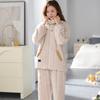 Pajamas Women'S Winter Coral Fleece Thickened Fleece Autumn And Winter Flannel Winter Models Can Be Worn Outside Loungewear
