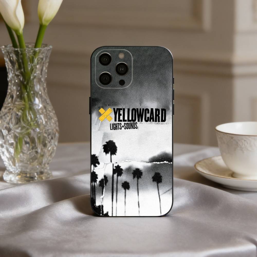 Rockin Y-Yellowcard Band Phone Case Silicone Soft For IPhone 17pro 16 15 14 13 12 11 X XR Plus Pro Max Plus