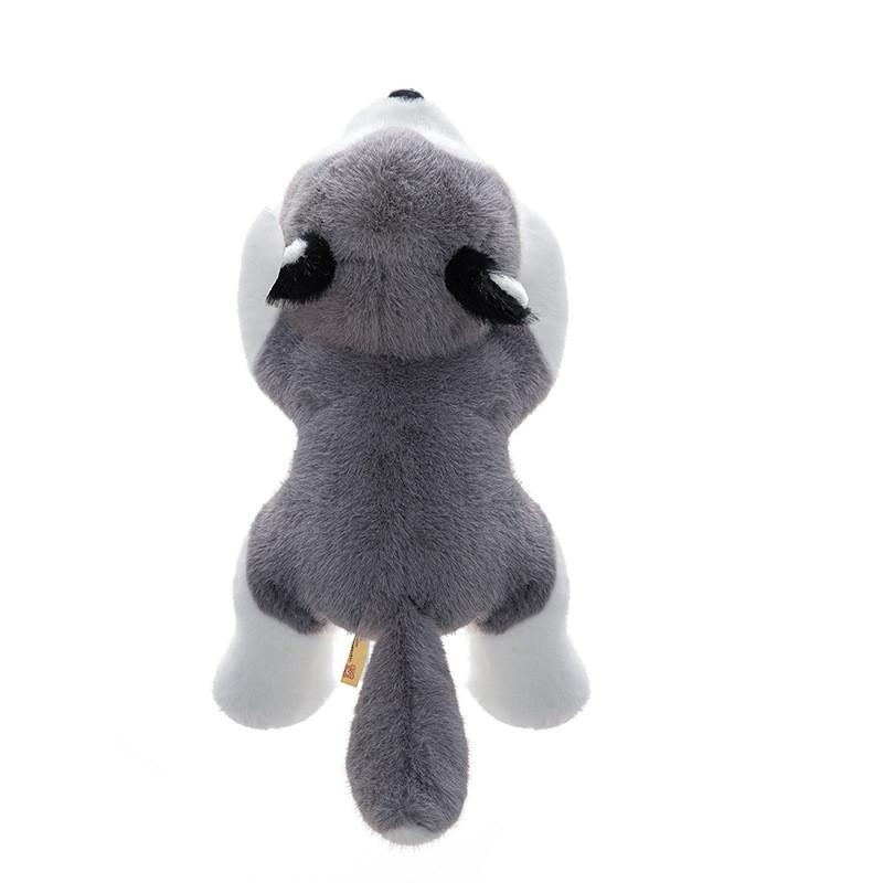 

Soft Compact Husky Doll Reversible Design Children Plush Toys Collectors Gift