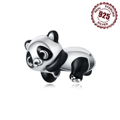 Copper Cute Panda Beads Fit Bracelets Decoration Diy Birthday Party Fine Gifts Jewelry Bracelets Accessories