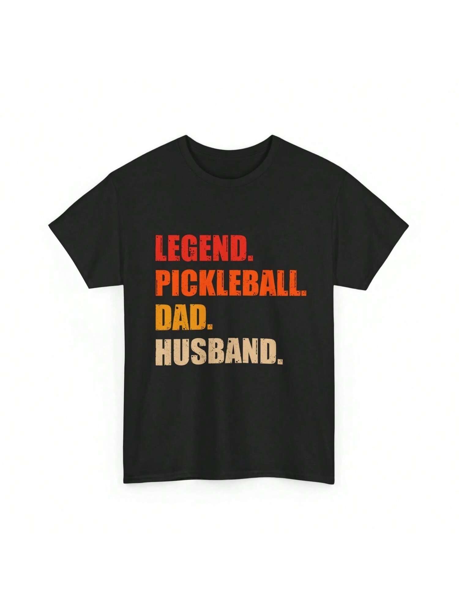 Pickleball T Shirt Dad Legend Husband unisex Vintage S разноцветный
