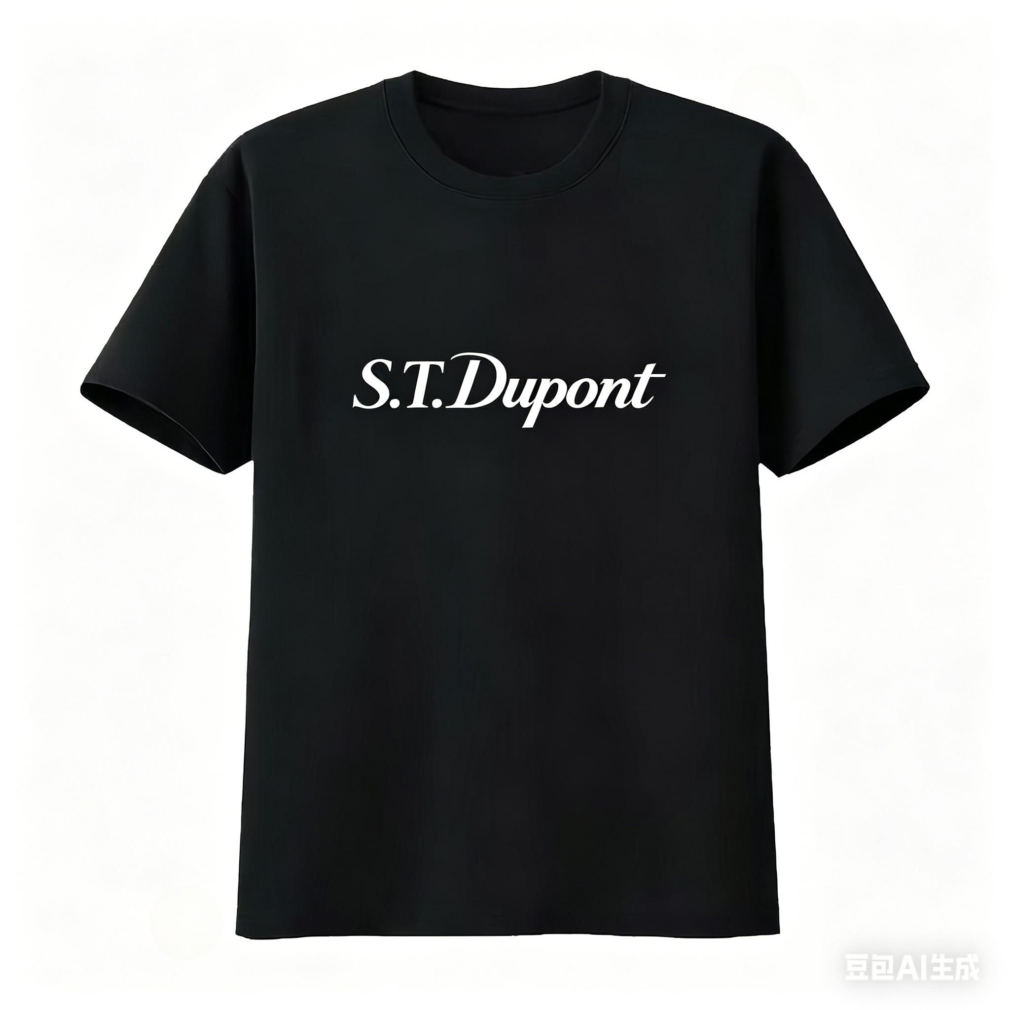 

STDupont Fashionable Printed Pure Cotton Tshirt High Quality Streetwear Unisexs Clothing and Womens 2026 Summer New T Shirt S
