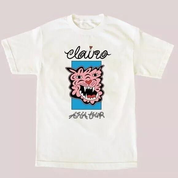 Vtg Clairo Asia Tour 2019 Heavy Cotton White Full Size Unisex Shirt Unisex T-Shirt M