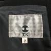 TK TAKEO KIKUCHI Wool Short Pea Coat Black Size L(USED)