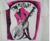 THE METEORS Engelse Psychobilly Band Wit T-shirt Unisex Tee Unisex T-shirt