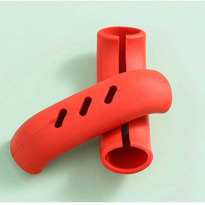 

Захист від опіків, силіконова ручка каструлі, рукавички, простий колір, стійкість до високих температур, стійкість до стирання, каструля, пароварка, теплоізоляційна ручка червоний