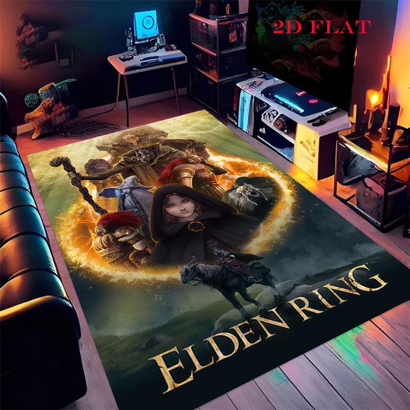 Elden Ring Woe Carpet Rug for Living Room Bedroom Home Sofa Decoration,Kids play Nonslip Floor Mat