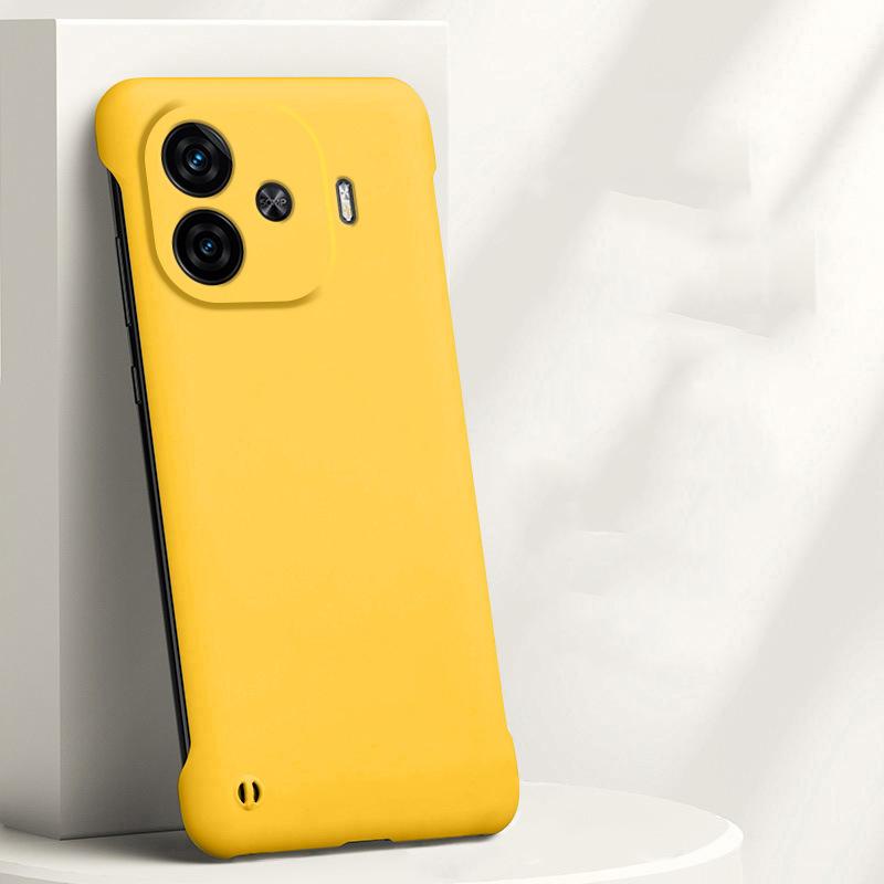 Ultra-thin Frameless Matte Anti-fingerprint PC Case For Vivo iQOO Z9 Turbo Z9X Z8 Z8X Z7 Z7x Pro Shockproof Back Cover Shell