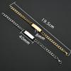 Personalised Men Women Stainless Steel Bracelet Bangle Engraved Jewelry Gift New