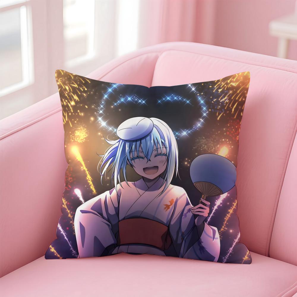 That Time I Got Reincarnated As a Slime Cushion Cover Comfortable Reversible Pillow Cover Ideal for Car Sofa Bedroom & Beyond
