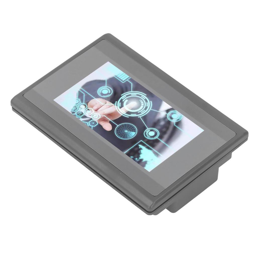 4.3in HMI PLC Touch Screen Transistor Output Switch Counts 12 in 8 Out for FX3U 20 40 48MRT DC24V