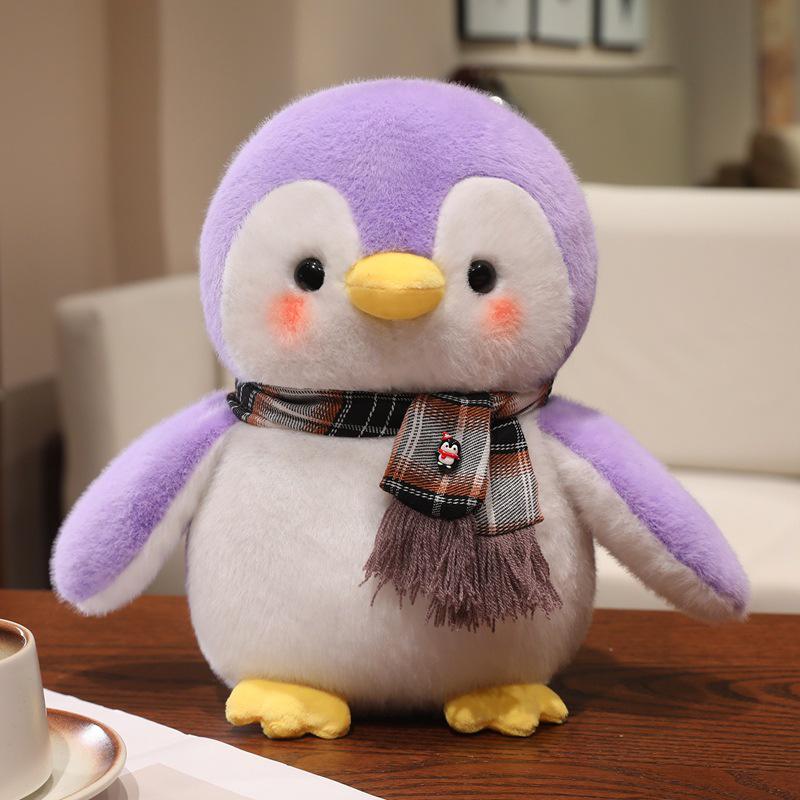 

Bing Dwen Dwen Penguin Plush Toy - Small Comfort Doll for Children, Birthday Gift Pillow 22 cm