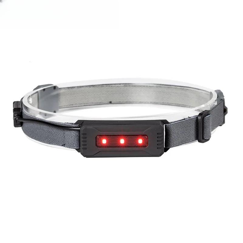 Led Mini Multi-Function Rechargeable Headlight Cob Outdoor Adventure Fishing Bright Light Flashlight